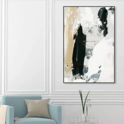 Modern Wall Art, Black Textured Frame With Multicolored Abstract Painting 9 Modern Wall Art, Black Textured Frame With Multicolored Abstract Painting -Kitchen Storage Store 00411f3801684ca3 0098 w800 h800 b0 p0