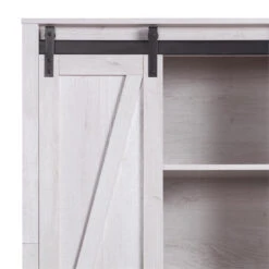 Furniture Of America Kleva Transitional Wood Sliding Door Pantry In White Oak -Kitchen Storage Store 0071bf36009b5c86 0657 w800 h800 b0 p0