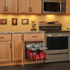 Rev-A-Shelf 5CW2-1222SC 5CW2 Series 11.75"W Two Tier Pull Out - Chrome 8 Rev-A-Shelf 5CW2-1222SC 5CW2 Series 11.75"W Two Tier Pull Out - Chrome -Kitchen Storage Store 0a0143b10d3b34c3 8219 w800 h800 b0 p0