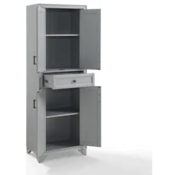 Crosley Tara Pantry Distressed Gray -Kitchen Storage Store 1081b2920f73b88d 0114 w800 h800 b1 p0