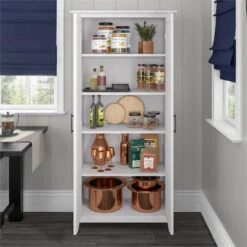 Key West Kitchen Pantry Cabinet In Pure White Oak - Engineered Wood -Kitchen Storage Store 1181db2200fa495f 5644 w800 h800 b0 p0
