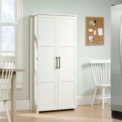 Sauder HomePlus Traditional Engineered Wood Pantry In White Finish -Kitchen Storage Store 11e1565b0eb6374c 3164 w800 h800 b0 p0