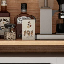 Farmhouse Kitchen Shelf, Walnut For Microwave, Walnut -Kitchen Storage Store 1261655102cbf036 4566 w800 h800 b0 p0