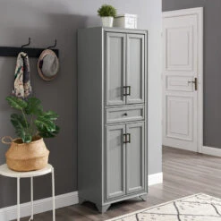 Crosley Tara Pantry Distressed Gray -Kitchen Storage Store 1291cbe50f73b8a6 0114 w800 h800 b0 p0