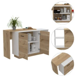 Creta Kitchen Island, White -Kitchen Storage Store 1401cd2e02bdb200 2973 w800 h800 b1 p0