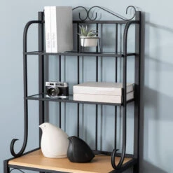 Boraam Praha Metal Bakers Rack With Black Finish 12503 17 Boraam Praha Metal Bakers Rack With Black Finish 12503 -Kitchen Storage Store 17316be10f44179f 1421 w800 h800 b0 p0