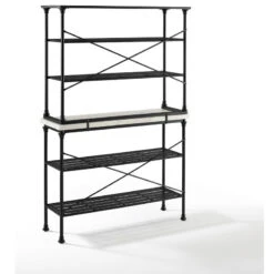 Crosley Madeleine Baker's Rack Console And Hutch 15 Crosley Madeleine Baker's Rack Console And Hutch -Kitchen Storage Store 1851c90a0fe27d6c 0026 w800 h800 b1 p0