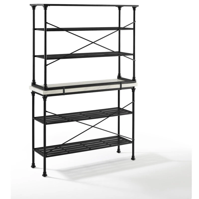 Crosley Madeleine Baker's Rack Console And Hutch 6 Crosley Madeleine Baker's Rack Console And Hutch - Image 4