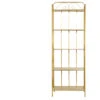Gold Iron Glam Bakers Rack, 67"x24"x13" 560045