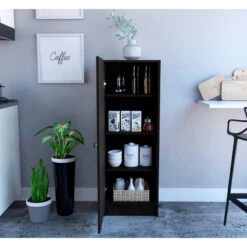 FM FURNITURE Miami Pantry, Black Wengue 12 FM FURNITURE Miami Pantry, Black Wengue -Kitchen Storage Store 20517d9c03515870 1831 w800 h800 b0 p0