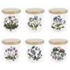 Portmeirion - Botanic Garden Lidded Spice Jar Set 6pce 1 Portmeirion - Botanic Garden Lidded Spice Jar Set 6pce -Kitchen Storage Store 208319 Large