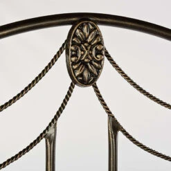 Classic Baker Rack, Black Metal Frame With Golden Accents And 6 Bottles Rack -Kitchen Storage Store 22b1415202a01b23 6302 w800 h800 b0 p0