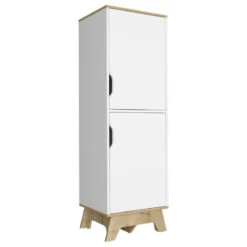 Dahoon Single Kitchen Pantry, Light Oak, White -Kitchen Storage Store 26a1714402d9d30f 1921 w800 h800 b1 p0
