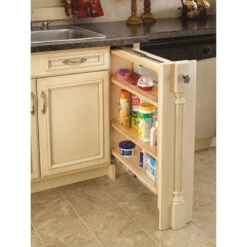 Wood Base Filler Pull Out Organizer For New Kitchen Applications, 9" 15 Wood Base Filler Pull Out Organizer For New Kitchen Applications, 9" -Kitchen Storage Store 2b211f350258588a 8036 w800 h800 b0 p0