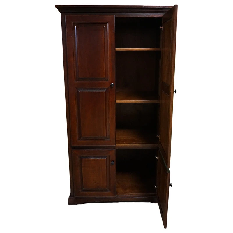 Double Wide Kitchen Pantry Cabinet, Concord Cherry 4 Double Wide Kitchen Pantry Cabinet, Concord Cherry - Image 2