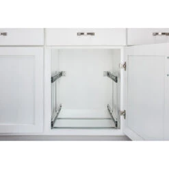 Two-Tier Steel Wire Pull Out Cookware Cabinet Organizer, 11.75" -Kitchen Storage Store 300101d80e7a5d9c 8048 w800 h800 b0 p0