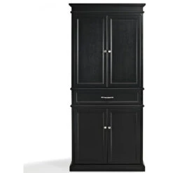 Crosley Parsons 4 Door Classic Pantry In Black 9 Crosley Parsons 4 Door Classic Pantry In Black -Kitchen Storage Store 3421c20a017282e4 3398 w800 h800 b1 p0