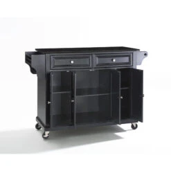 Crosley Solid Black Granite Top Kitchen Cart/Island, Black Finish 10 Crosley Solid Black Granite Top Kitchen Cart/Island, Black Finish -Kitchen Storage Store 37a182f5064636ad 5443 w800 h800 b1 p0