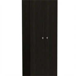 Home Square 2 Piece Wood Multi Storage Two-Door Pantry Cabinet Set In Black -Kitchen Storage Store 38a143bc011de380 9415 w800 h800 b0 p0