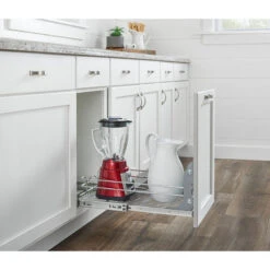 Single Tier Bottom Mount Pull Out Steel Wire Organizer, 8.75" 19 Single Tier Bottom Mount Pull Out Steel Wire Organizer, 8.75" -Kitchen Storage Store 3b615b3b0258582d 8081 w800 h800 b0 p0