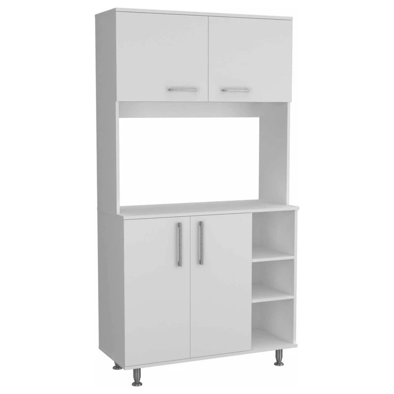 FM FURNITURE Colorado Pantry Cabinet, White 4 FM FURNITURE Colorado Pantry Cabinet, White - Image 2