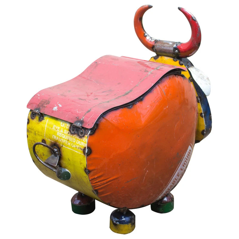 Barnyard Bull Decorative Cooler 5 Barnyard Bull Decorative Cooler - Image 3