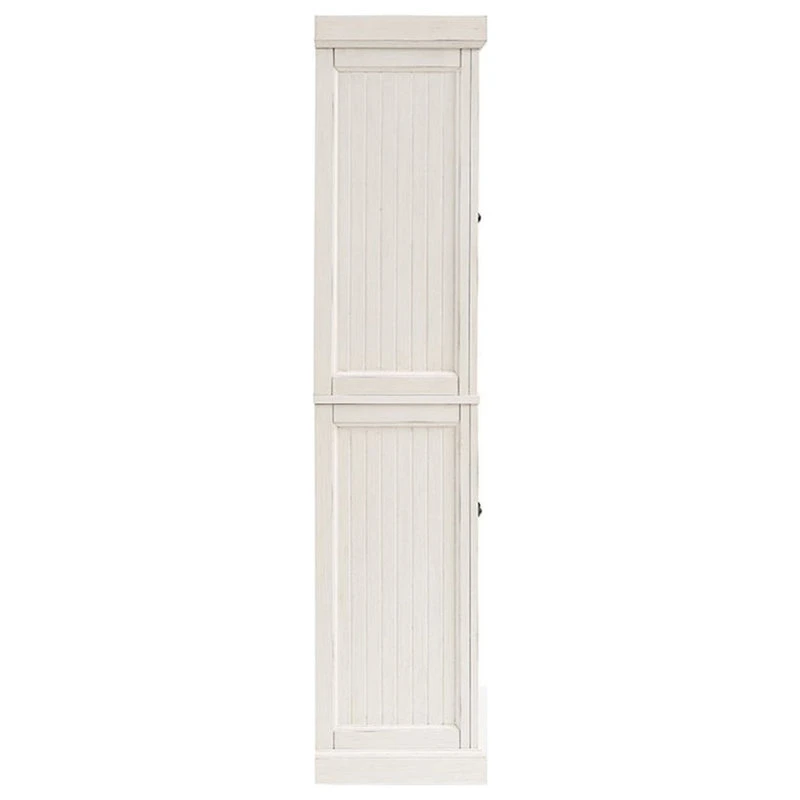 Pemberly Row 4 Door Coastal Pantry In White 7 Pemberly Row 4 Door Coastal Pantry In White - Image 5