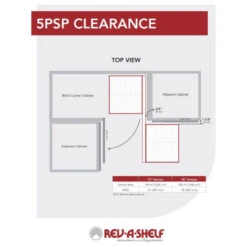 Steel 2-Tier Pull Out Solid Bottom Organizer For Blind Corner Cabinet, 15" -Kitchen Storage Store 3f01269202585aa0 8043 w800 h800 b1 p0
