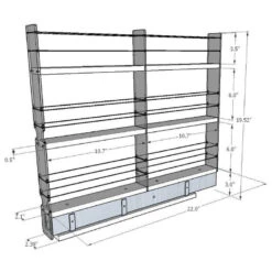 2x3x22 Spice Rack Drawer, Cream 13 2x3x22 Spice Rack Drawer, Cream -Kitchen Storage Store 43a12ba4098b55fd 5341 w800 h800 b1 p0