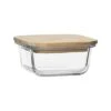 Ecology - Nourish Square Storage With Bamboo Lid 11.5cm -Kitchen Storage Store 457394 Large