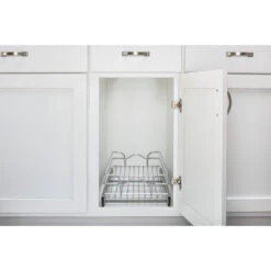 Single Tier Bottom Mount Pull Out Steel Wire Organizer, 8.75" 15 Single Tier Bottom Mount Pull Out Steel Wire Organizer, 8.75" -Kitchen Storage Store 45d11b7902585823 8081 w800 h800 b0 p0