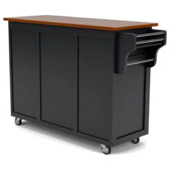 Homestyles Create-a-Cart Wood Rolling Kitchen Cart In Black 8 Homestyles Create-a-Cart Wood Rolling Kitchen Cart In Black -Kitchen Storage Store 4641bf4303e5e4c8 5144 w800 h800 b1 p0
