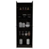 FM FURNITURE Virginia Storage Cabinet, Black Wengue -Kitchen Storage Store 46c1cccc0351588e 5927 w800 h800 b1 p0