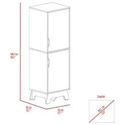 Dahoon Single Kitchen Pantry, Light Oak, White -Kitchen Storage Store 49e160b302dec1b1 1921 w800 h800 b1 p0