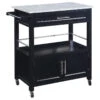 Cameron Kitchen Cart With Granite Top, 30W X 17.99D X 36.02H, Black -Kitchen Storage Store 4b9168b80a7b89dd 6544 w800 h800 b1 p0