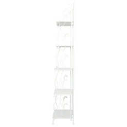 French Country White Metal Bakers Rack 560822 11 French Country White Metal Bakers Rack 560822 -Kitchen Storage Store 4e11bc1a01731f30 7934 w800 h800 b1 p0
