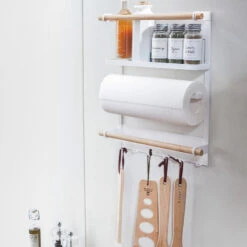 Magnetic Organizer, Steel And Wood, Magnetic -Kitchen Storage Store 4f118f50025ad606 9402 w800 h800 b0 p0