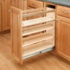 Rev-A-Shelf 448-BCBBSC-8C 448 Series 8"W Pull Out Base Organizer - Natural Wood -Kitchen Storage Store 4f414b5b0d3b1869 9270 w800 h800 b0 p0
