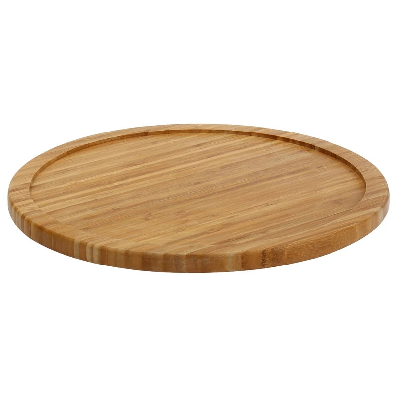 YBM HOME Bamboo Wooden Lazy Susan Turntable 20" 3 YBM HOME Bamboo Wooden Lazy Susan Turntable 20"