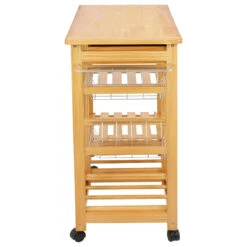 Multi Functional Rolling Wooden Storage Trolley 9 Multi Functional Rolling Wooden Storage Trolley -Kitchen Storage Store 548122e10f3c134d 2999 w800 h800 b1 p0