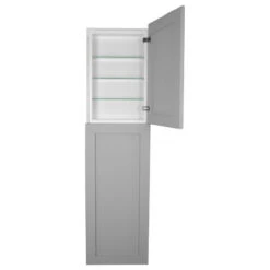 Fruitville Shaker Style Frameless Recessed Wood Pantry Cabinet, 14x44, Primed Gr 18 Fruitville Shaker Style Frameless Recessed Wood Pantry Cabinet, 14x44, Primed Gr -Kitchen Storage Store 54d1af0602a78dd8 7580 w800 h800 b1 p0