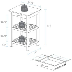 Sunrise Kitchen Island With Harvest Hardwood Top 11 Sunrise Kitchen Island With Harvest Hardwood Top -Kitchen Storage Store 5691f3df0b9bfc90 9674 w800 h800 b1 p0