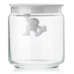 Alessi - Gianni Jar Small With Lid White