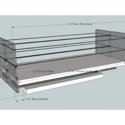 33x1x14 Spice Rack Drawer, Cream 13 33x1x14 Spice Rack Drawer, Cream -Kitchen Storage Store 64612e8d098b55bb 5494 w800 h800 b0 p0