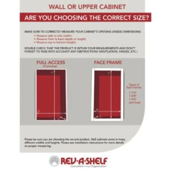 Wood Wall Cabinet Spice Rack Organizer, 16.5" -Kitchen Storage Store 6a8190a60e7a5d44 8004 w800 h800 b1 p0