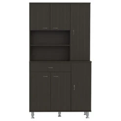Helis 90 Pantry Cabinet Black Wengue -Kitchen Storage Store 6b81873e02fe2496 4012 w800 h800 b1 p0