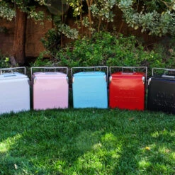 Permasteel 14 Quart Portable Picnic Cooler, White -Kitchen Storage Store 70317f8c01674bfc 0009 w800 h800 b0 p0