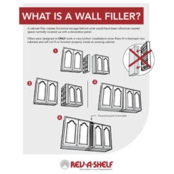 Wood Wall Filler Pull Out For 36" H New Kitchen Wall Cabinets, 3"W, 36"H -Kitchen Storage Store 7621f91b02585830 8032 w800 h800 b1 p0