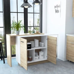 Creta Kitchen Island, White -Kitchen Storage Store 7881bfac02bdb2f3 2973 w800 h800 b0 p0