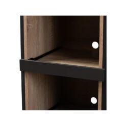 Baxton Studio Fabian Kitchen Cabinet - Dark Gray, Oak Brown 11 Baxton Studio Fabian Kitchen Cabinet - Dark Gray, Oak Brown -Kitchen Storage Store 7951952a015782ed 5321 w800 h800 b0 p0